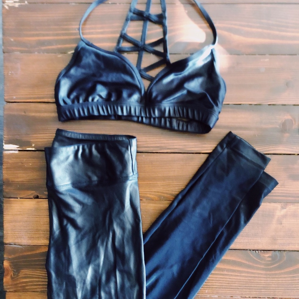 Koral Lustrous Strappy bra + high waist legging